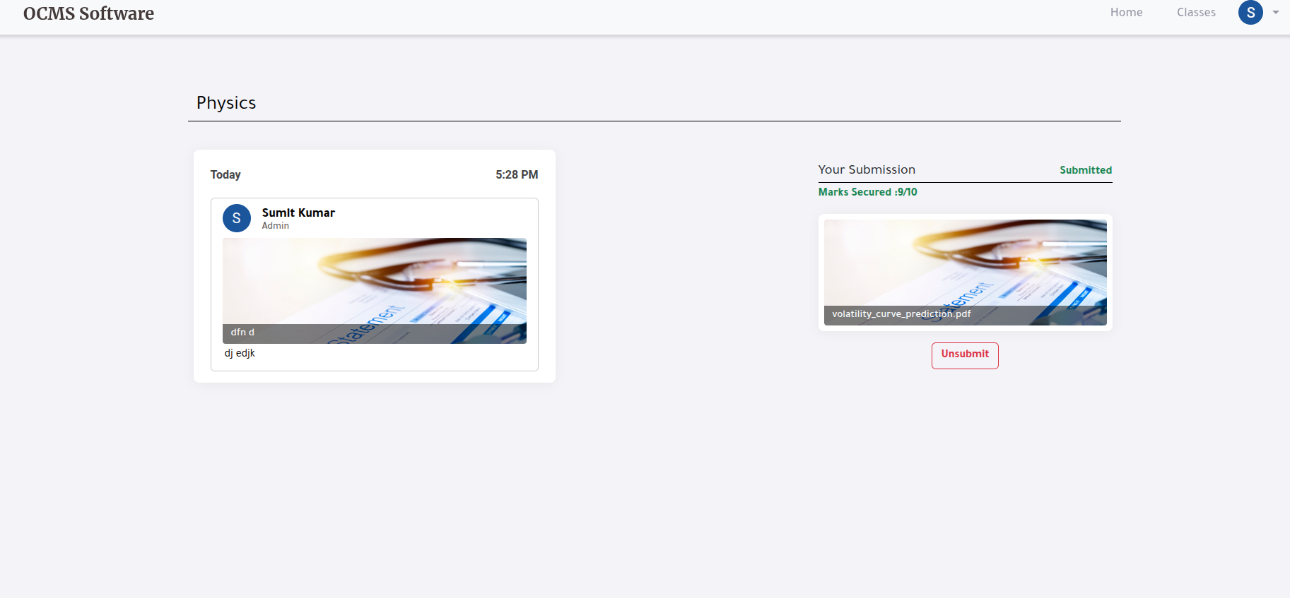 Online Classroom Management System preview image