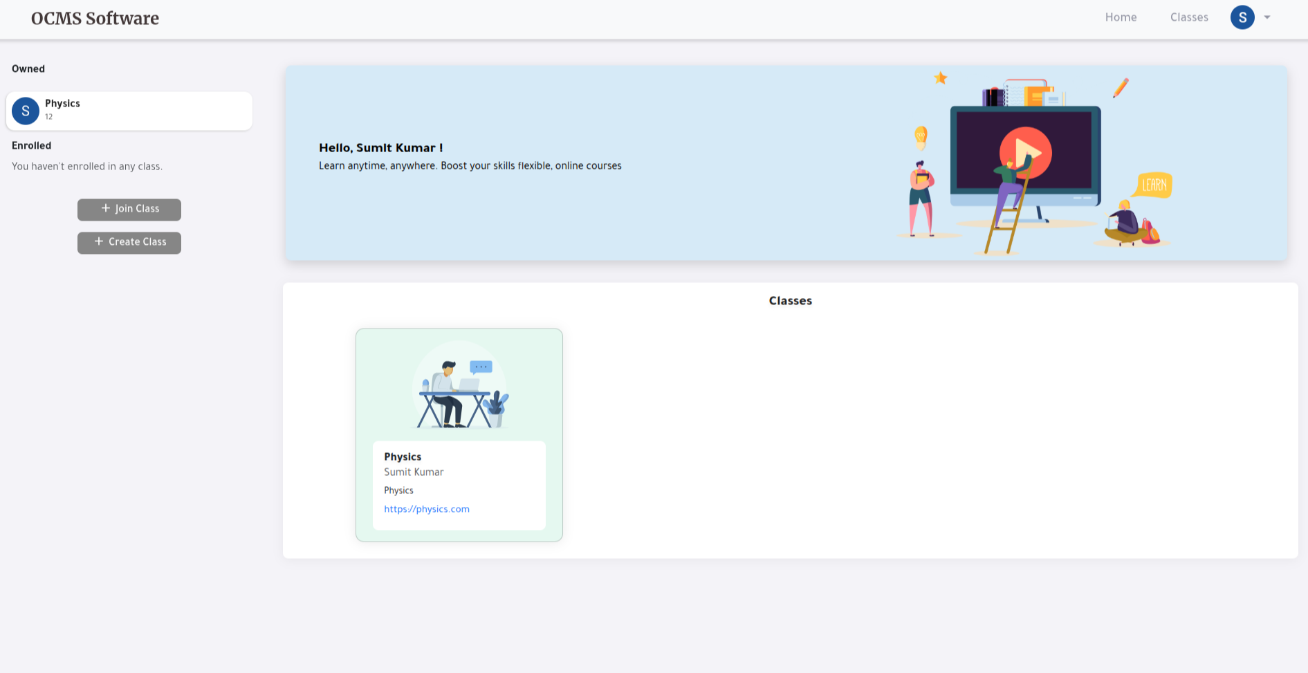 Online Classroom Management System preview image